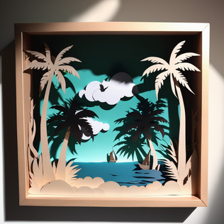 Papercut Shadow Box